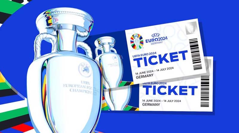 Afbeelding van twee EK 2024 tickets