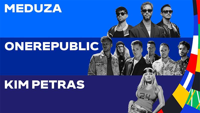 Artiesten van het EK 2024: Meduza, OneRepublic en Kim Petras