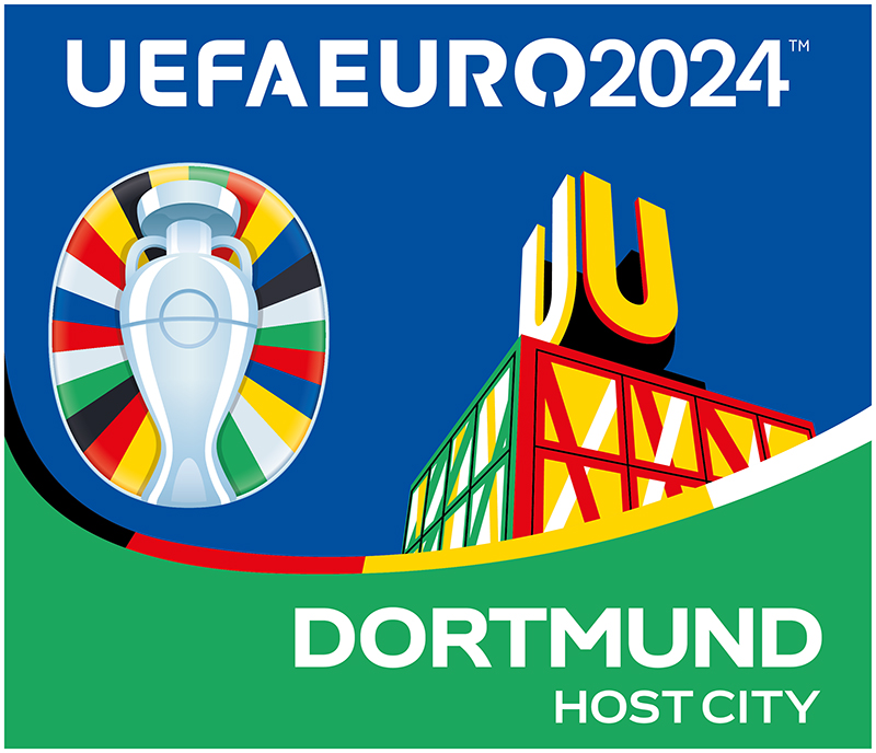 Logo van speelstad Dortmund
